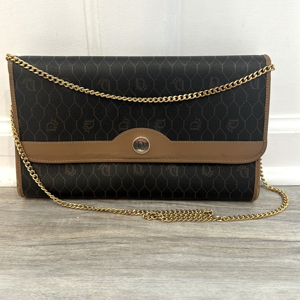 Authentic vintage honeycomb Dior handbag